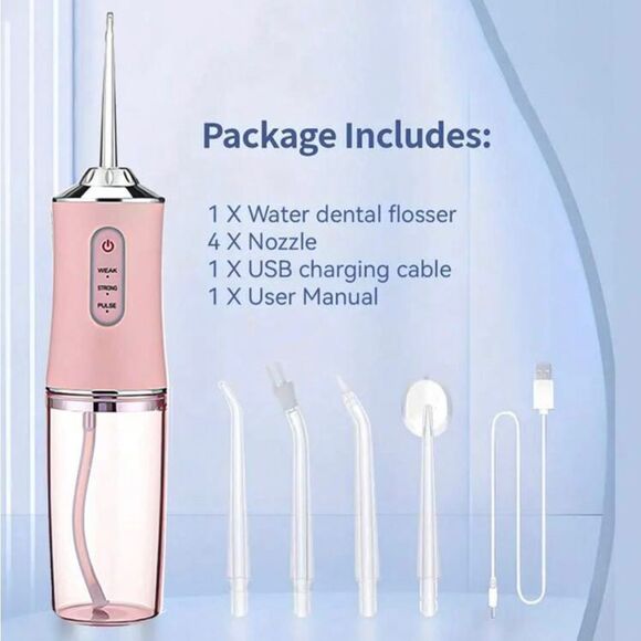 🆕Rechargeable Portable Handheld Cordless Water Flosser Oral Irrigator - Picture 2 of 7